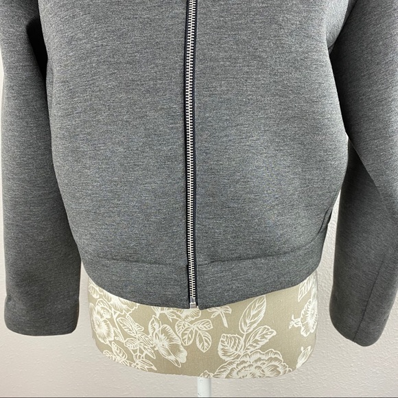Everlane Gray Street Fleece Bomber Jacket Large - Picture 6 of 13